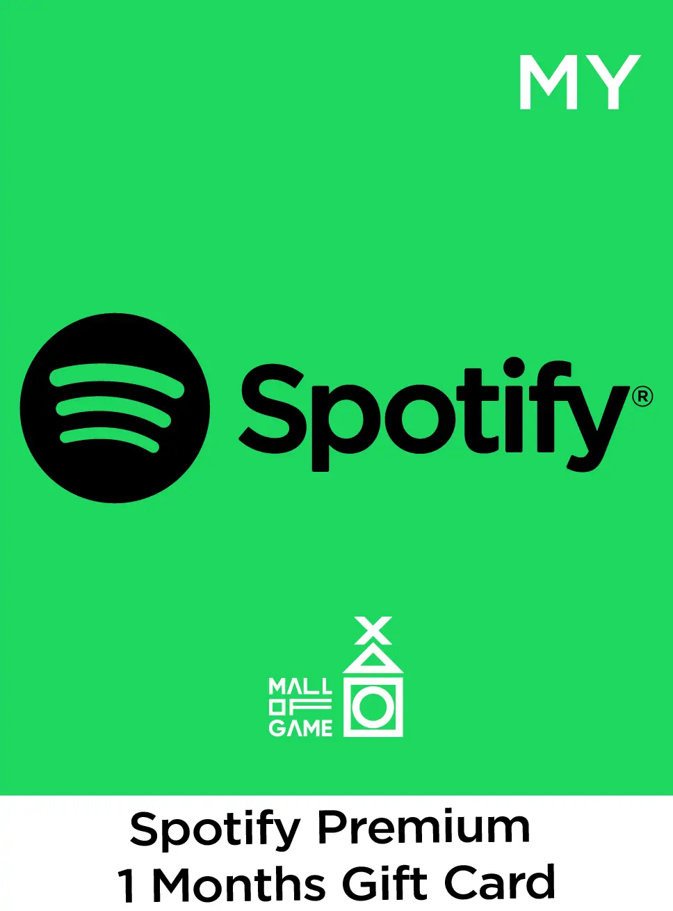 Spotify Premium 1 Months Gift Card (MY)