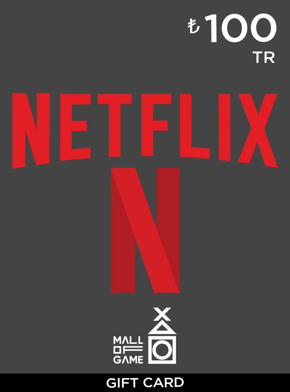 Netflix Gift Cards TRY100 (TR)