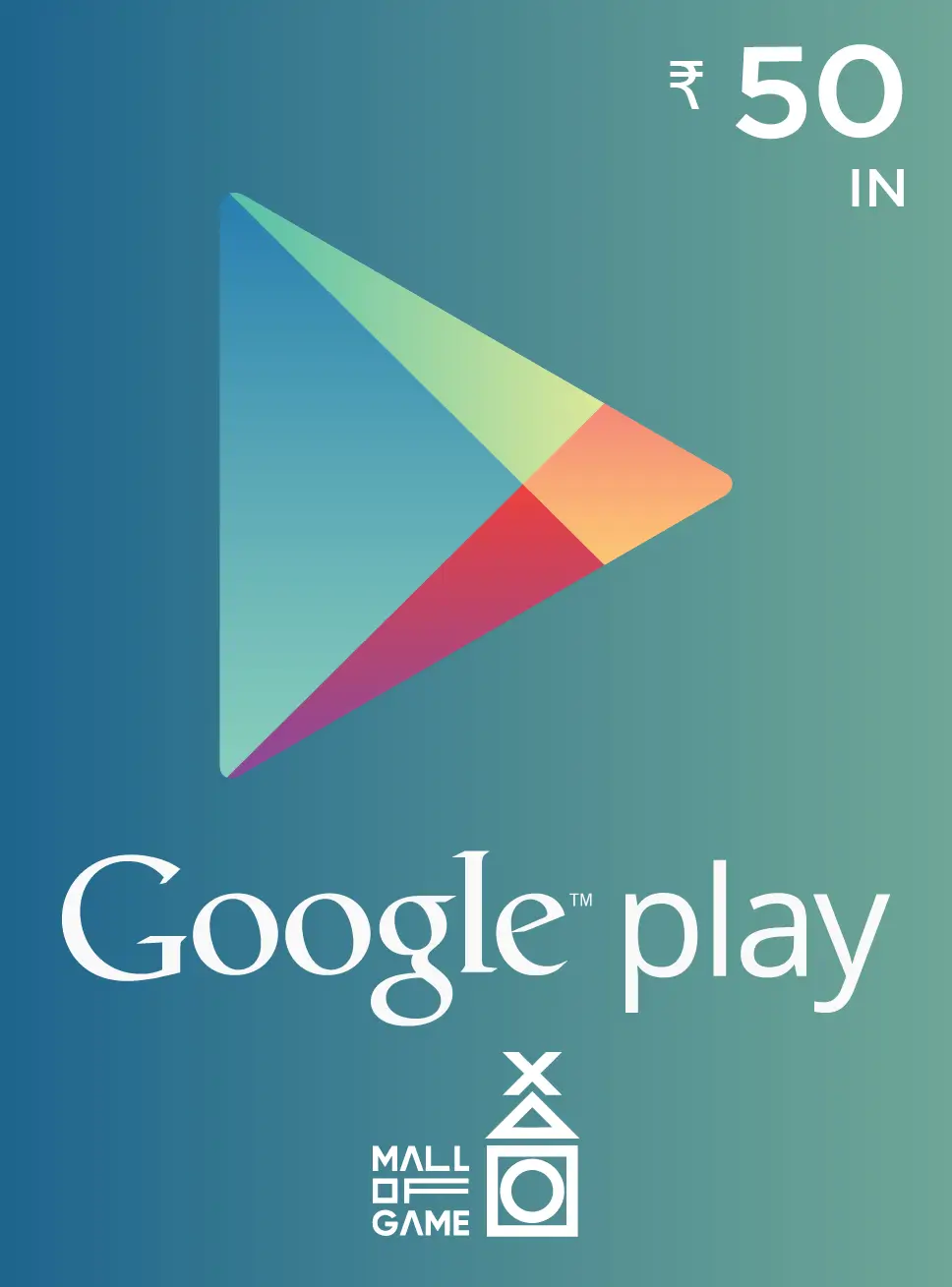 Google Play INR50 Gift Cards (IN)
