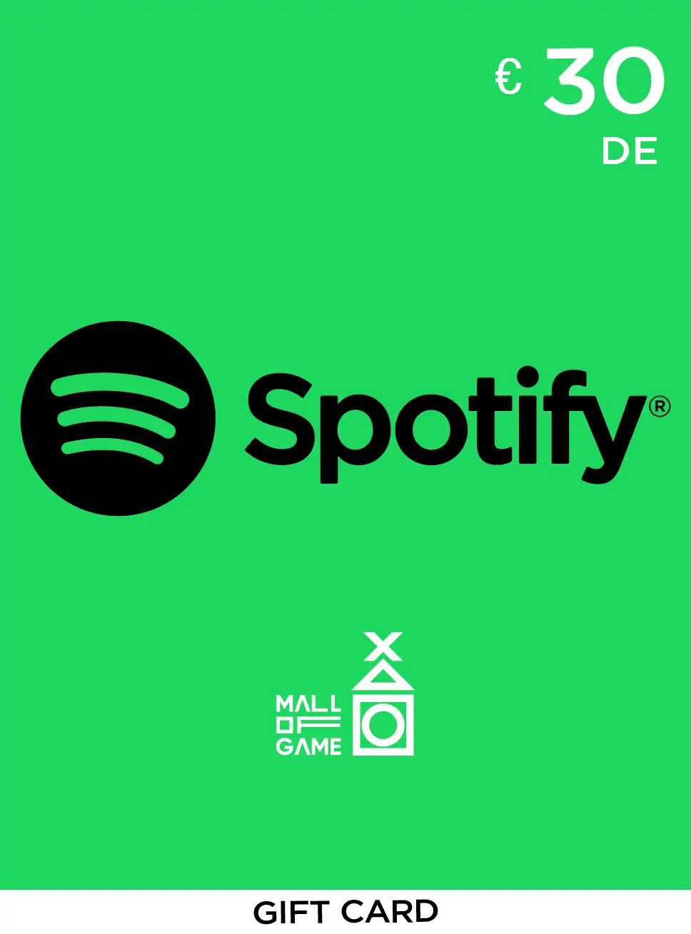 Spotify 30EUR Gift Card (DE)