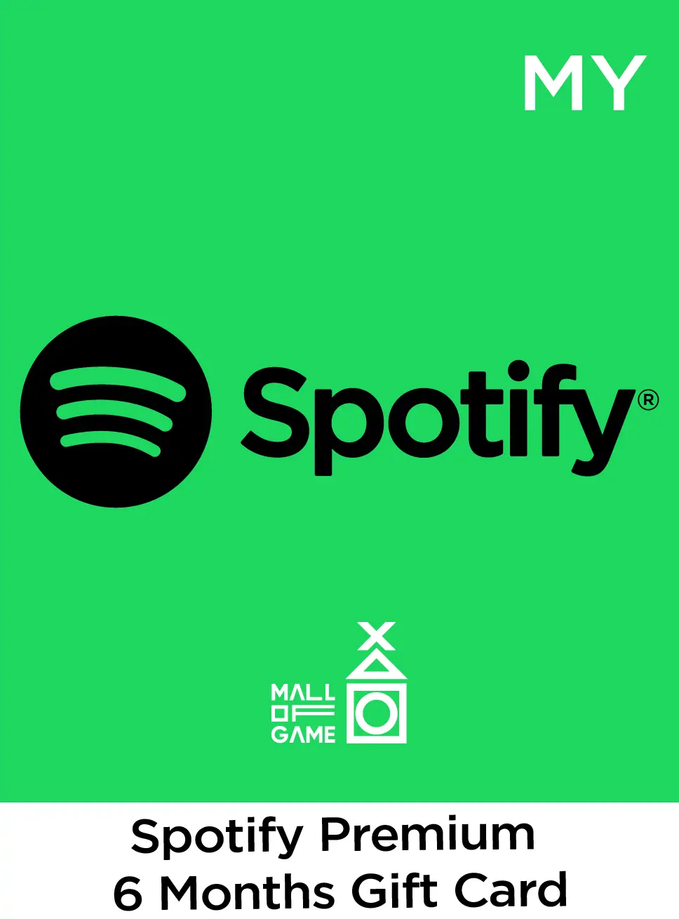 Spotify Premium 6 Months Gift Card (MY)